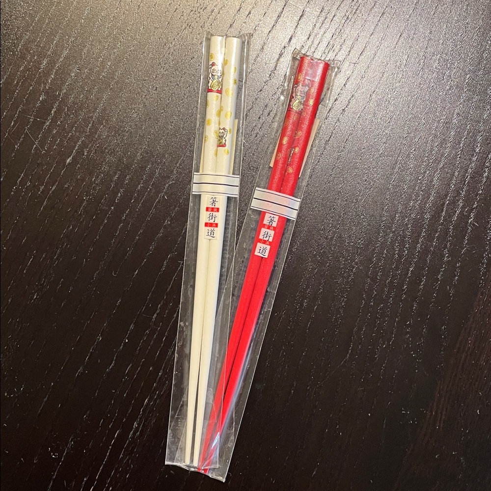 Lucky Cat Style Reusable Chopsticks